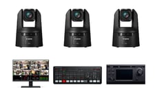 Canon PTZ Streaming kit 3 x CR-N500 + IP100 Extreme ISO