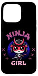 Coque pour iPhone 15 Pro Max Ninja Girl T-Shirt