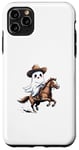 Coque pour iPhone 11 Pro Max Long Live Cow Ghouls Halloween Cowboy Fantôme Cheval