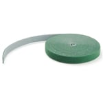 StarTech 25ft Hook and Loop Roll  Cut-to-Size Reusable Cable Ties  Bulk Industrial Wire Fastener Tape / Adjustable Fabric Wraps Green / Resuable Self