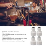 4Pcs Plastic Draft Beer Barrel Dispenser Adapter Beer Machine Maker Dispenser☜