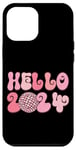 iPhone 12 Pro Max Hello 2024 Retro Disco Ball Theme New Year Case