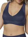 Sloggi Womens ZERO Feel Bralette - Blue - Size Large