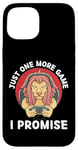 Coque pour iPhone 15 Cute Lion, encore un jeu, je le promets à Lion Lover