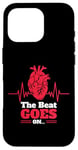 iPhone 16 Pro The Beat Goes On Wear Red Heart Disease Awareness Valentines Case