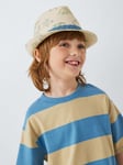 John Lewis Kids' Dinosaur Trilby Hat, Neutral