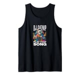 DJ Catnip Play That Song - Funny Audio Wave House Music Tank Top