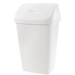 Tontarelli Poubelle Basculante 25L Aurora Blanc