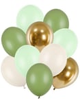Ballongset med 10 St Glossy och Pastellfärgade Ballonger
