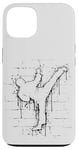 Coque pour iPhone 13 Urban Street Art Fighter Sidekick Roundhouse TaeKwonDo