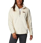 Columbia Fire Side Sherpa 1/4 Zip Veste, Chalk, L Homme