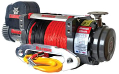 Warrior Winches Samurai 17500 Heavy Duty, 24V Armortek syntet Vinsch