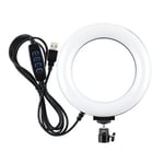 LED rengasvalo, 16cm, USB