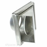 Stainless Steel Cooker Hood Extractor Outside Wall Air Vent Cowled Hood Outlet 6