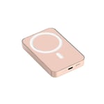 Magnetisk trådlös snabbladdning Powerbank Pd20w Mini bärbar 20000mah extern batteriladdare för Iphone 12 13 pink