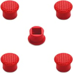 5 Pièces Caoutchouc Trackpoint Clavier Souris Casquette Rouge Avec Dôme Souple Et Pointeur Pour Ordinateur Portable Lenovo Thinkpad X/T/E/S/L/P/Yoga Series