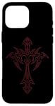 iPhone 16 Pro Max Y2k Mall Goth Grunge Aesthetic Gothic Cross Case