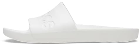 Crocs Unisex Slide Sandal, White, 5/6 UK