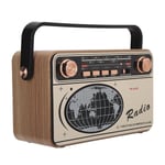 FM/AM/SW 3-kaistainen radio kannettava USB-lataus Bluetooth-radio U-levymuistikortille