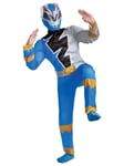 Blue Ranger Deluxe Muscle Power Rangers Dino Fury Superhero Child Boys Costume