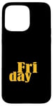 Coque pour iPhone 15 Pro Max University Varsity-Gold Friday Varsity-Gold Yellow