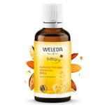 WELEDA - Huile de massage ventre de bébé - Pour apaiser et soulager les nourissons et les jeunes enfants lors de la digestion - NATRUE* - Vegan*** - 50ml