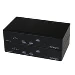 StarTech.com Extendeur de console KVM par fibre optique multimode avec DVI, USB, série et audio (SV565FXDUSA)