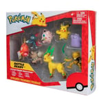 BANDAI 8 Bandai -figurer - Pokémon Pikachu, Rondoudou, Rocabot, Abra, Farfuret, Métamorph, Phyllali Och Magicarpe