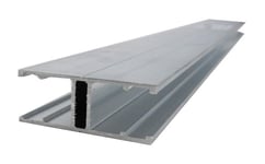 Profil jonction monobloc (en h) - toiture polycarbonate - Coloris - Aluminium, Epaisseur - 16 mm, Longueur - 3 m - Aluminium
