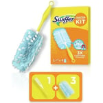 SWIFFER Plumeau Duster Kit 1 manche + 3 recharges