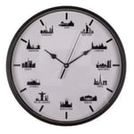 Horloge murale design SKYLINES 30 cm