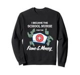 School Nurse Back to School Nurse Day RN Medical Nursing Sweatshirt