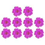 10Pcs Hawaiian Hibiscus Flowers Foam Artificial Flowers Hair Clip Purple