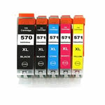 Ink For Canon PGI570/571 Pixma MG5750 MG5751/MG5752/MG6850/TS5050/TS5051/TS6050