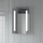 Bathroom Mirror LED Lights Wall Rectangular Battery Powered IP44 Rated 390x500mm