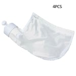 4 pièces - Sac Avec Fermeture Éclair Nettoyeur de Piscine Piscine Filtre Sac Piscine Tirette Remplacement Sac À Mailles Fines Pour Polaris 280 480 Nettoyeur de piscine