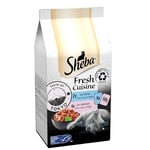 Sheba Fresh Cuisine - Taste of Tokyo - Wet Cat Food - Pouches with Salmon and Tuna in Gravy - 48 x 50 g