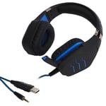 Gaming Headphone With Microphone Computer Games Led Luminous Headset For P Set