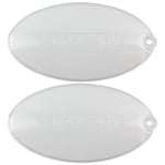 Light Diffuser for AEG ELECTROLUX ZANUSSI Cooker Hood Lamp Bulb Cover Pack of 2