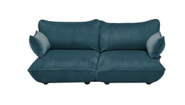 Sumo Sofa Medium Velvet Recycled - Petrol