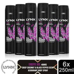 Lynx XXL Excite 48-Hour High Definition Fragrance Body Spray Deodorant, 6x250ml