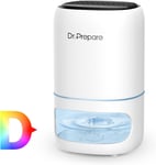 Dr.Prepare 1000ml Dehumidifiers for Home, 2-in-1 Dehumidifier and Air Purifier