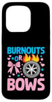 Coque pour iPhone 15 Pro Burnouts Or Bows Sexe Reveal Future Parent Dad Mom