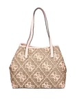 GUESS HWOQ6995280 VIKKY TOTE Women LOGO LATTE/ROSE PALE Size One Size