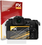 atFoliX 3x Film Protection d'écran pour Panasonic Lumix DC-G90 mat&antichoc