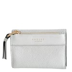 Radley Zippy White Leather Small Trifold Purse With Dust Bag - New - RRP £69