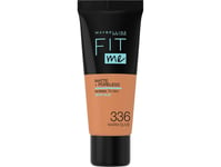 Maybelline Maybelline, Fit Me Matte + Poreless, Liquid Foundation, 336, Warm Olive, 30 Ml For Women