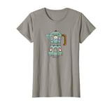 Womens Creative Cozy Coffee House Cafe, Stovetop Espresso Maker T-Shirt