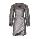 Pace Belt Dress - Silver Metal