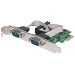 Manhattan – Serial PCI Express Card, Two DB9 Ports, x1 x4 x8 x16 lane buses (152082)